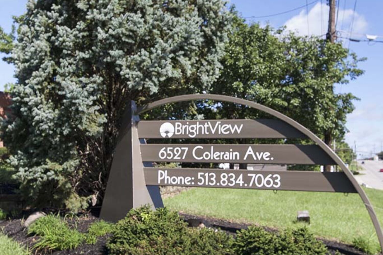 BrightView Colerain outdoor sign