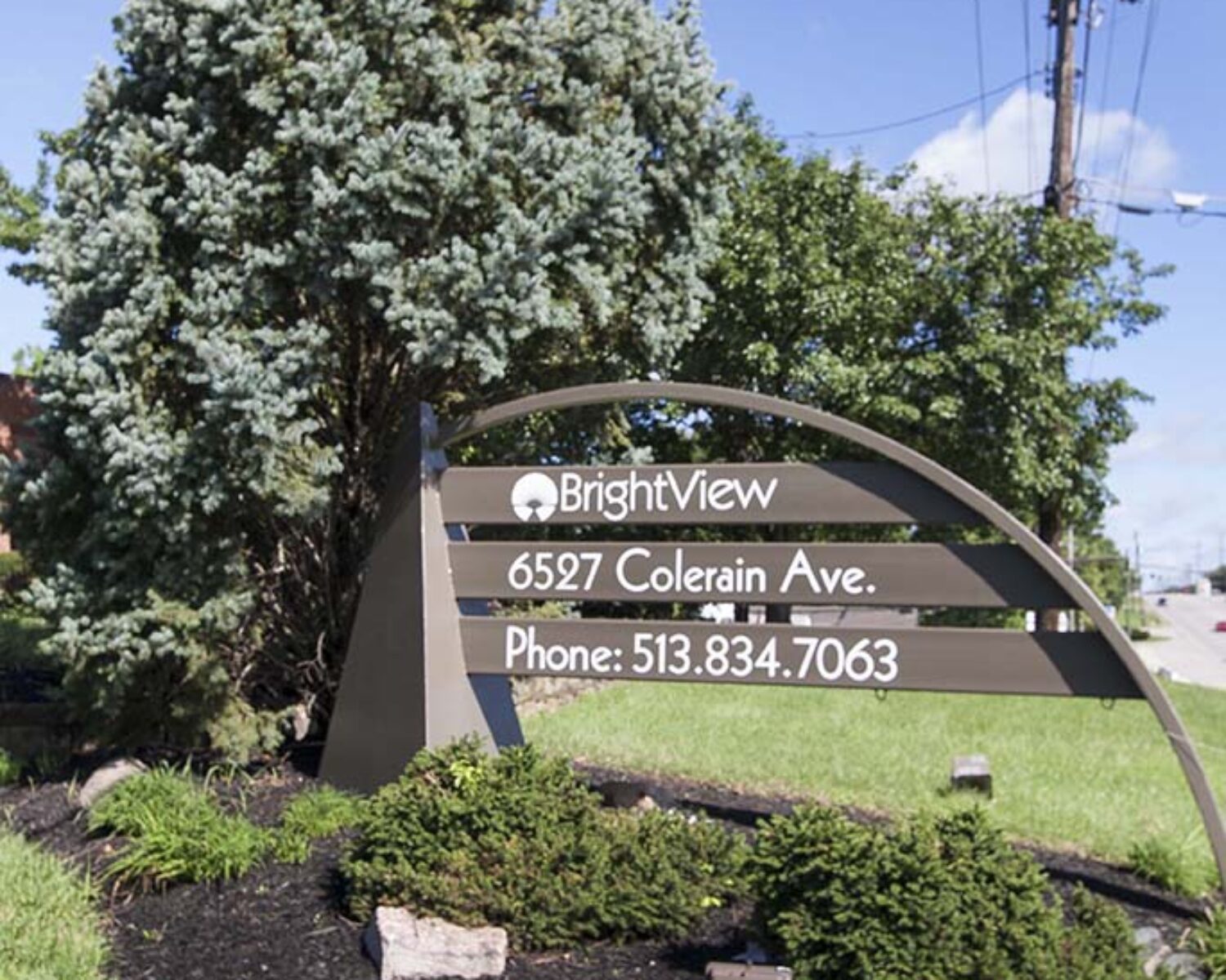 BrightView Colerain outdoor sign