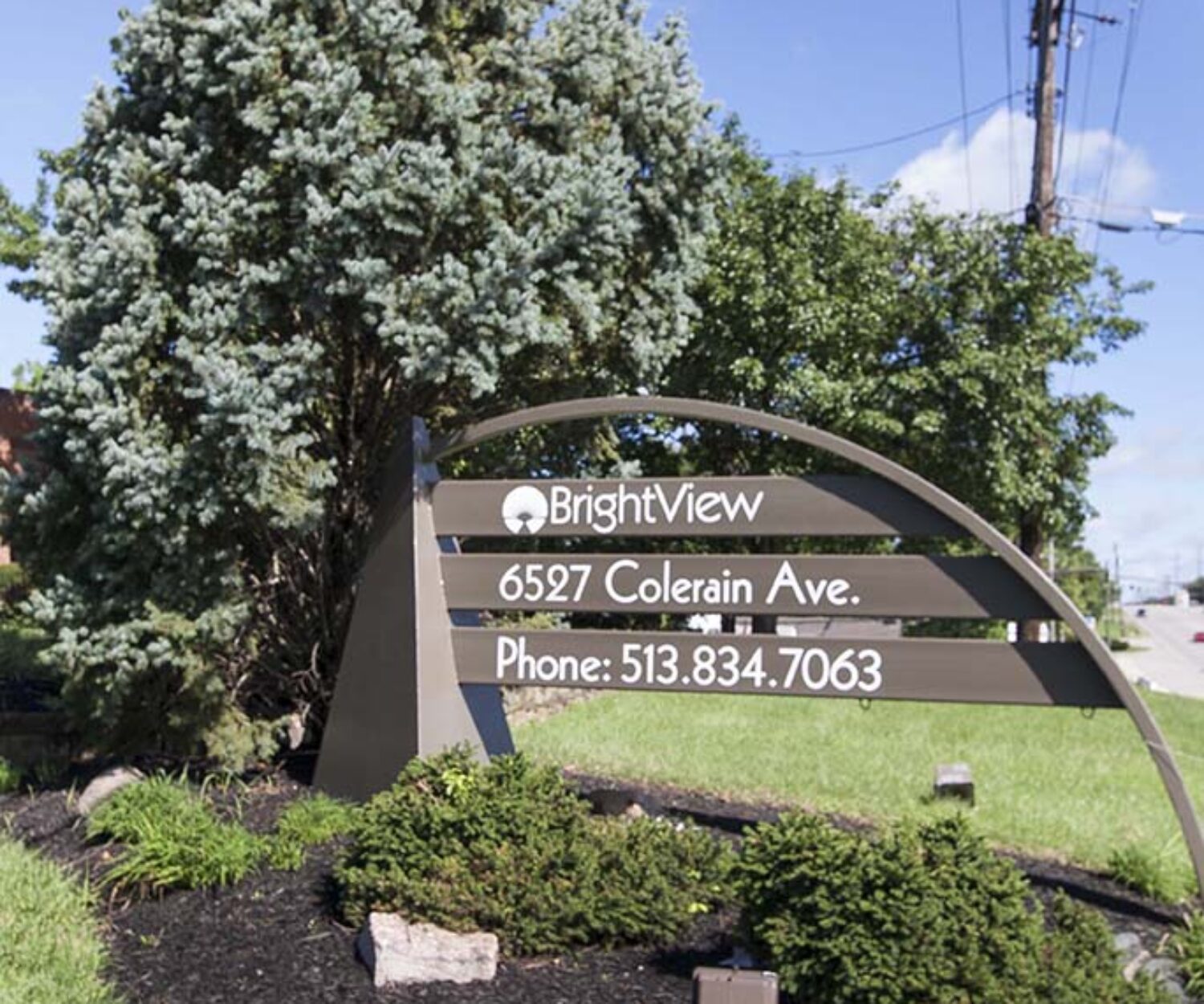 BrightView Colerain outdoor sign