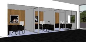 3D rendering of Joseph Cadillac offices