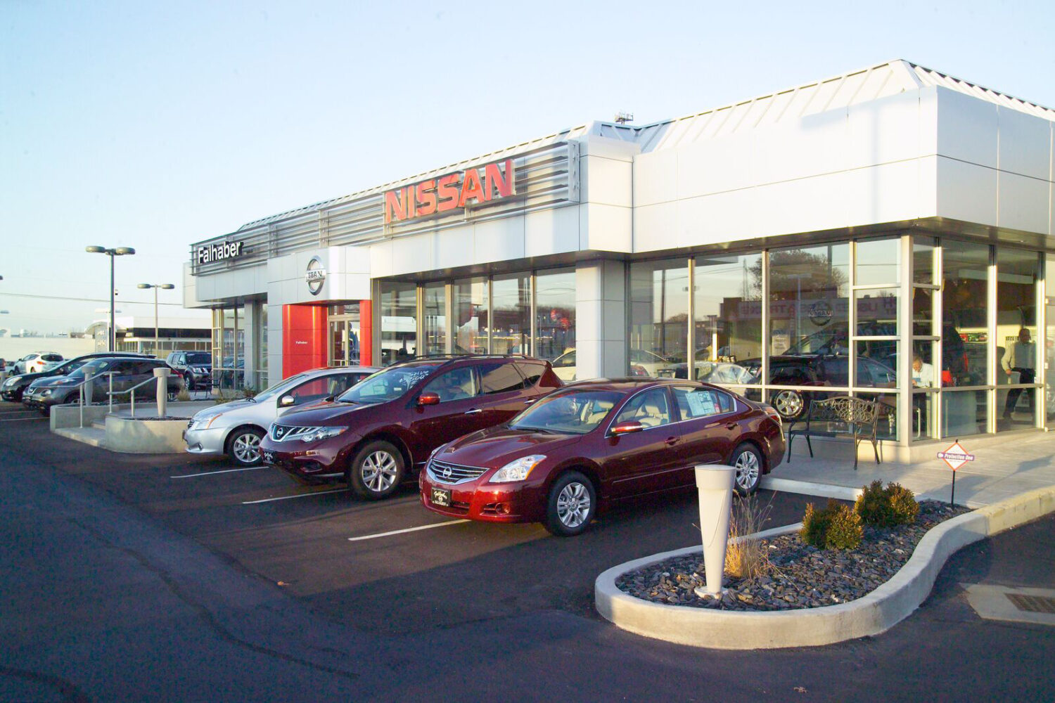 Outside view of Nissan building