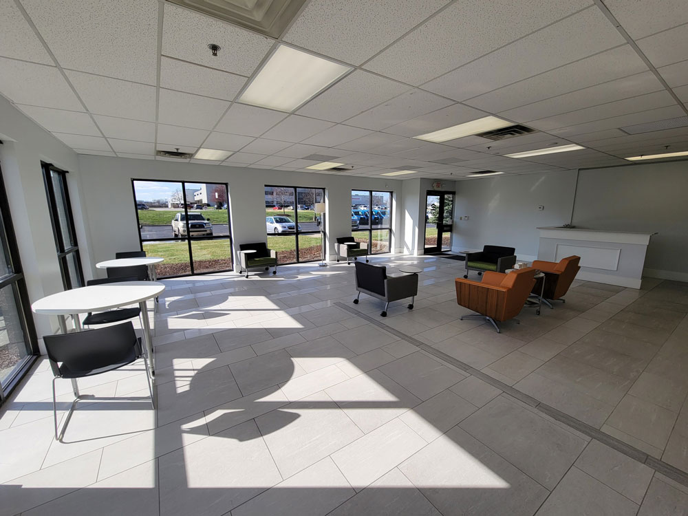 Lobby at ENZO Building and Design